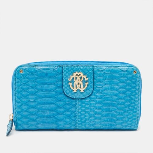 Python Zip Around Continental Wallet - Roberto Cavalli - Modalova