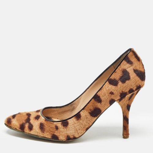 Beige Animal Print Calf Hair Pumps Size 36.5 - Roberto Cavalli - Modalova