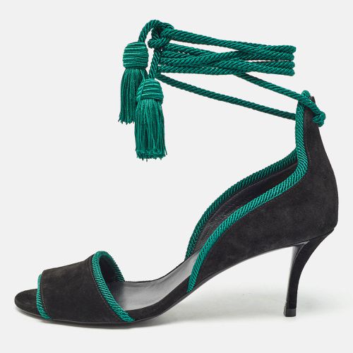 Suede Tassel Ankle Tie Sandals Size 37 - Roger Vivier - Modalova