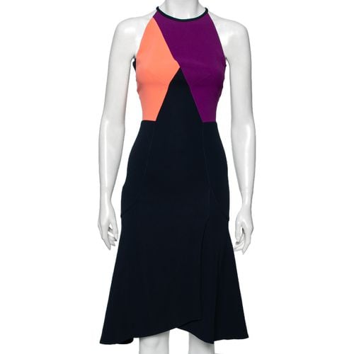 Color Block Stretch Crepe Kennard Halter Dress S - Roland Mouret - Modalova