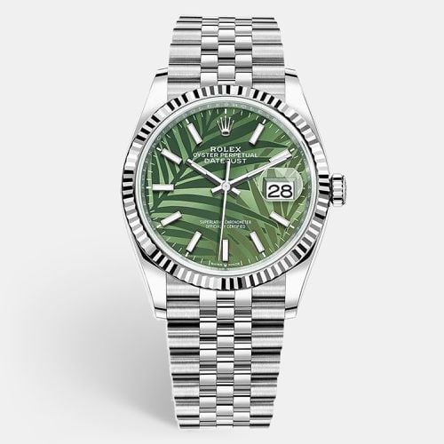 Datejust Palm Dial 36 mm - Rolex - Modalova