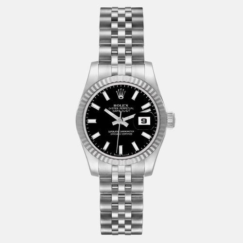 Datejust Steel White Gold Dial Ladies Watch 179174 26 mm - Rolex - Modalova