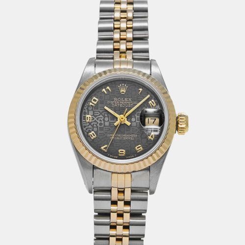 K Yellow Gold Stainless Steel Datejust Automatic Women's Wristwatch 26 mm - Rolex - Modalova