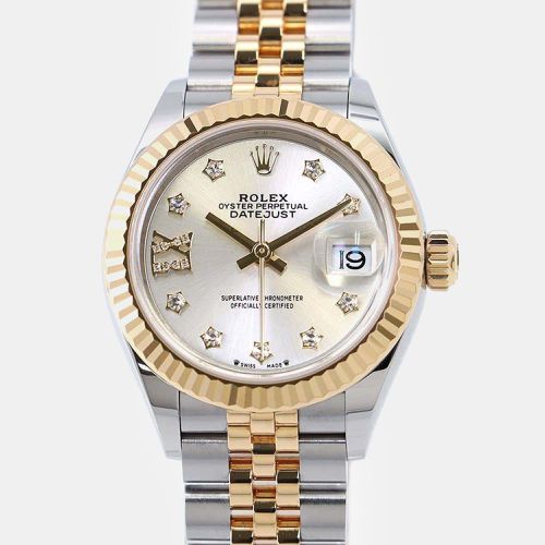 K Yellow Gold Stainless Steel Lady Datejust 279173 Automatic Women's Wristwatch 28 mm - Rolex - Modalova