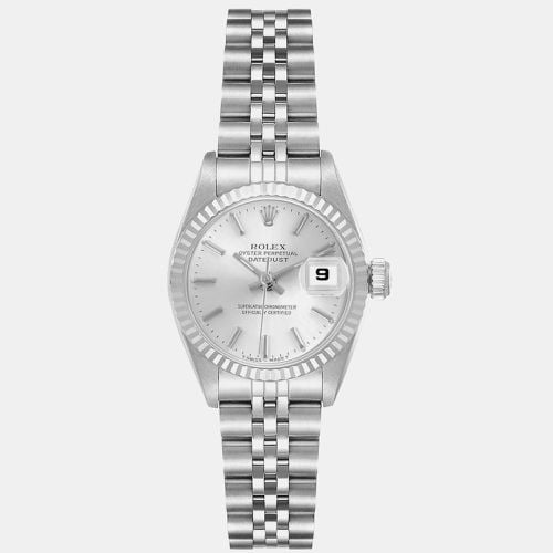 Datejust Steel White Gold Dial Ladies Watch 69174 - Rolex - Modalova