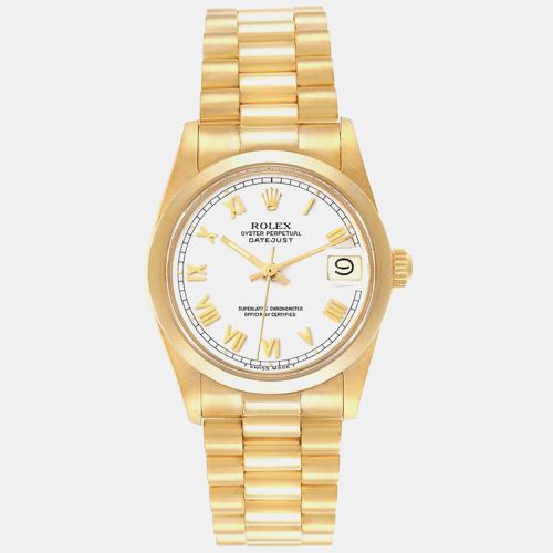 President Datejust Midsize Yellow Gold Vintage Ladies Watch 6824 - Rolex - Modalova