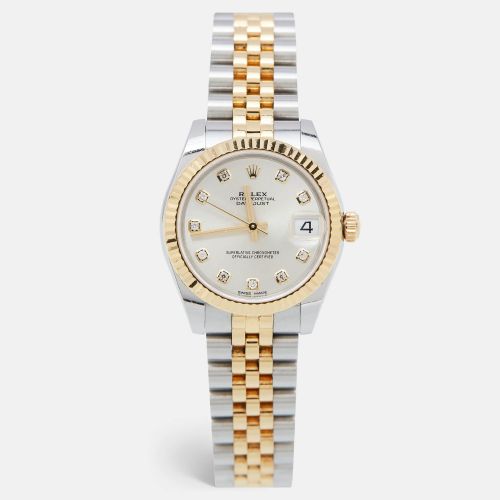 DIamond 18K Yellow Gold Oystersteel Datejust M178273-0015 Women's Wristwatch 31 mm - Rolex - Modalova