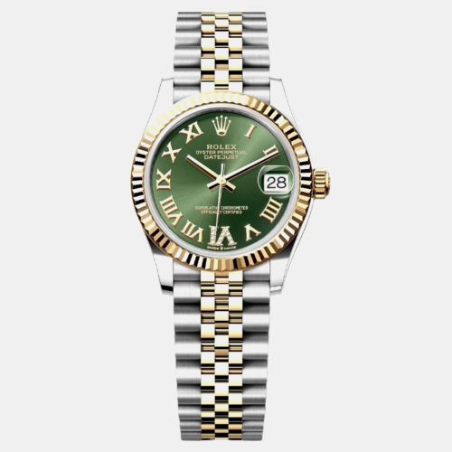 K Yellow Gold Stainless Steel Datejust Automatic Women's Wristwatch 31 mm - Rolex - Modalova