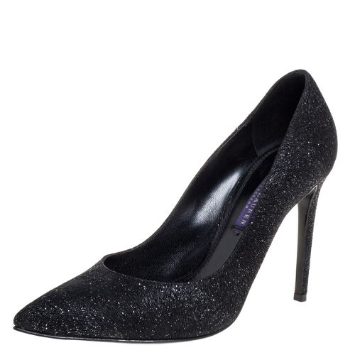 Ralph Lauren Glitter Pointed Toe Pumps Size 37 - Ralph Lauren Collection - Modalova