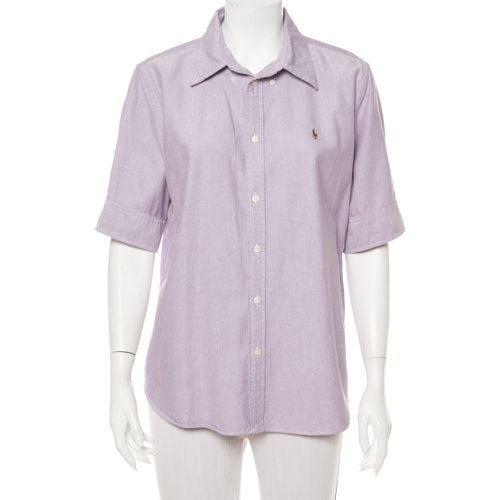 Cotton Short Sleeve Button Front Shirt XL - Ralph Lauren - Modalova