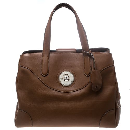 Leather Ricky Tote - Ralph Lauren - Modalova