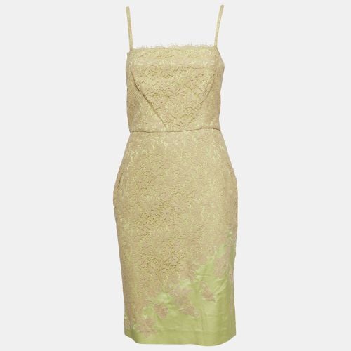 Green Lace Sleeveless Short Dress M - RED Valentino - Modalova