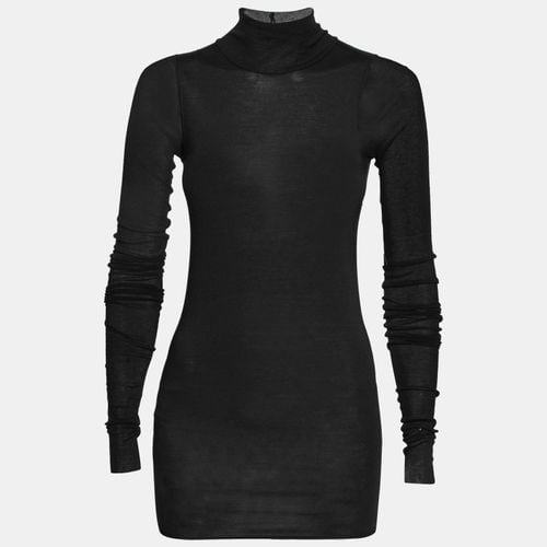 Knit Mock Neck Long Sleeve Top M - Rickowenslilies - Modalova