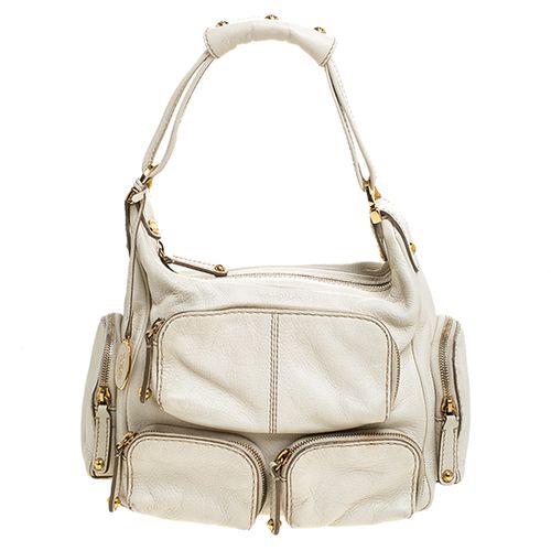 Leather Zipped Pockets Satchel - Tod's - Modalova