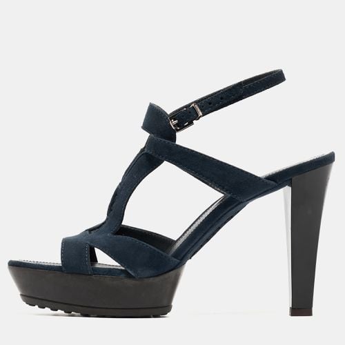 Cutout Suede Platform Sandals Size 40 - Tod's - Modalova