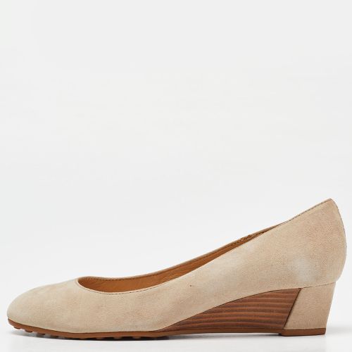 Suede Wedge Pumps Size 36.5 - Tod's - Modalova