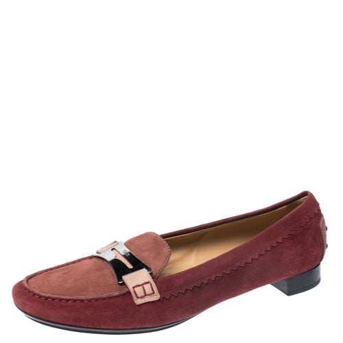 Suede Penny Loafers Size 40 - Tod's - Modalova