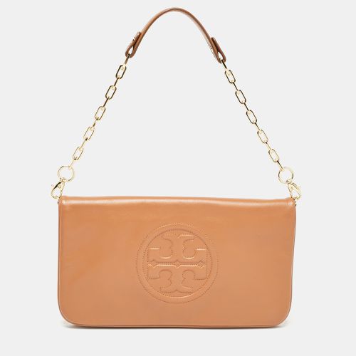 Leather Reva Chain Clutch - Tory Burch - Modalova