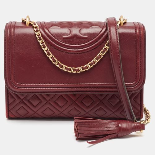 Leather Small Fleming Crossbody Bag - Tory Burch - Modalova