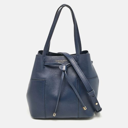 Leather Mini Block-T Bucket Bag - Tory Burch - Modalova