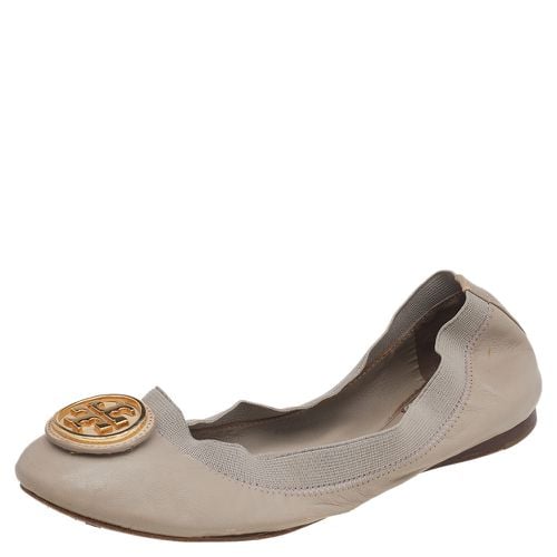 Leather Carolina Scrunch Ballet Flats Size 37 - Tory Burch - Modalova