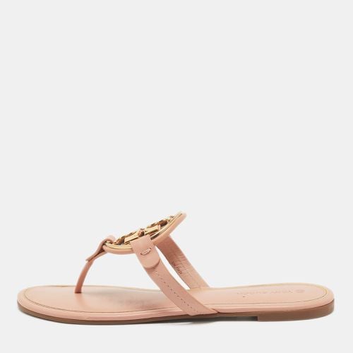 Leather Miller Thong Flats Size 39.5 - Tory Burch - Modalova