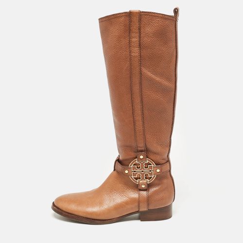 Leather Knee Length Boots Size 39 - Tory Burch - Modalova