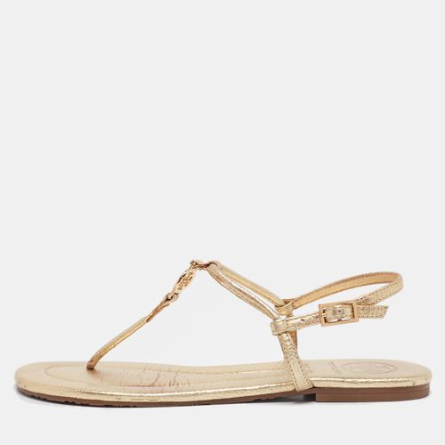 Leather Emmy Thong Sandals Size 36.5 - Tory Burch - Modalova