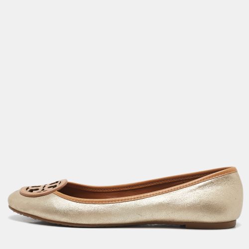 Brown Leather Ballet Flats Size 37.5 - Tory Burch - Modalova