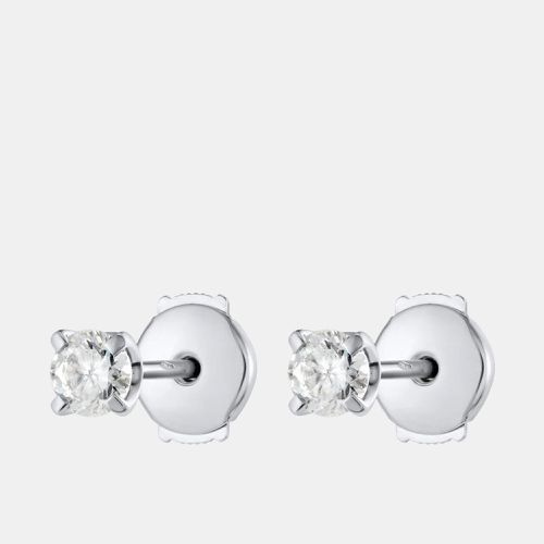 K Gold Classic 0.90 cts Lab Grown Diamond Stud Earrings - The Diamond Edit - Modalova