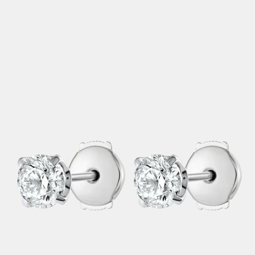 K Gold Classic 2.00 cts Lab Grown Diamond Stud Earrings - The Diamond Edit - Modalova