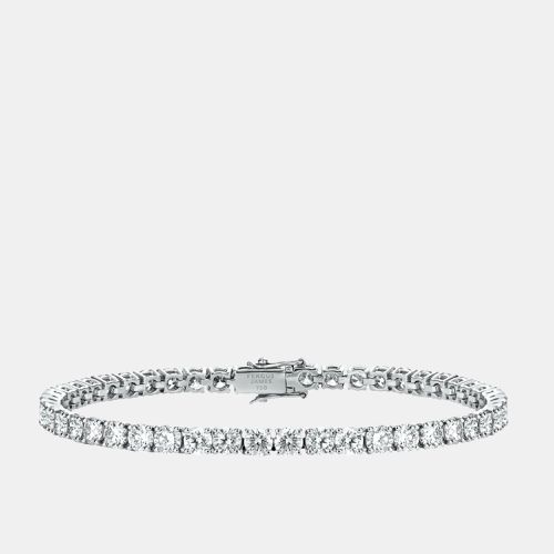 K Gold Stunning 7.50 cts Lab Grown Diamond Tennis Bracelet - The Diamond Edit - Modalova