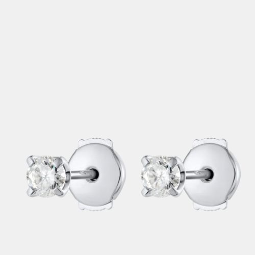 K Gold Classic 0.60 cts Lab Grown Diamond Stud Earrings - The Diamond Edit - Modalova