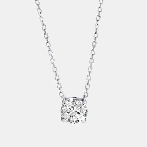 K Gold Elegant 0.50 ct Lab Grown Diamond Chain Necklace - The Diamond Edit - Modalova