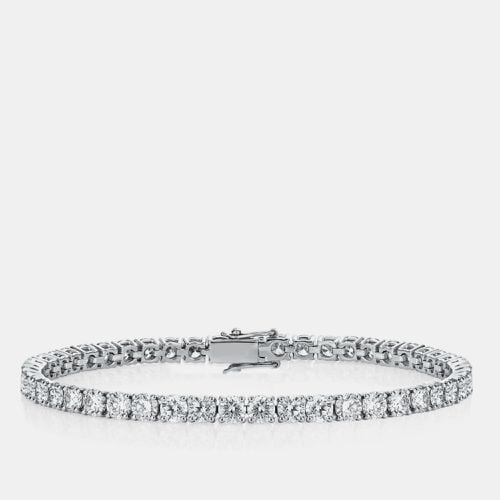 K Gold Stunning 7.50 cts Lab Grown Diamond Tennis Bracelet - The Diamond Edit - Modalova