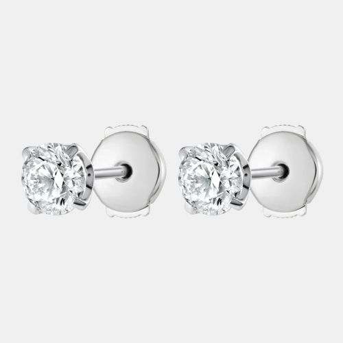 K Gold Classic 2.00 cts Lab Grown Diamond Stud Earrings - The Diamond Edit - Modalova