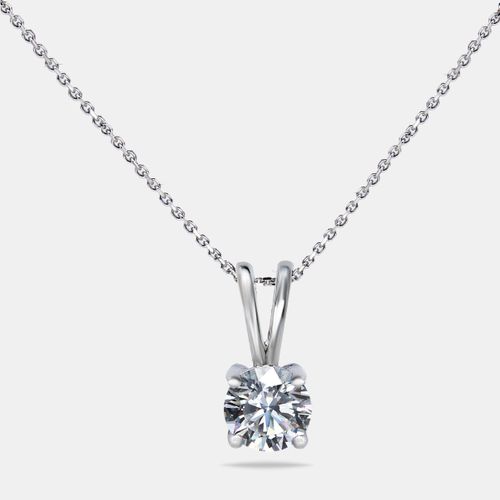 Lab Grown Diamond 1.00 ct Gold Pendant Necklace - The Diamond Edit - Modalova