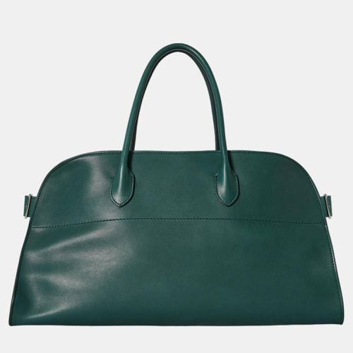 Cyprus Calfskin Leather EW Margaux Shoulder Bag - The Row - Modalova