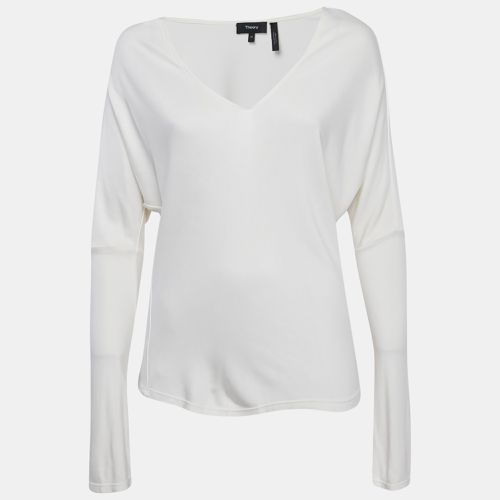 Off- Jersey V-Neck Top M - Theory - Modalova