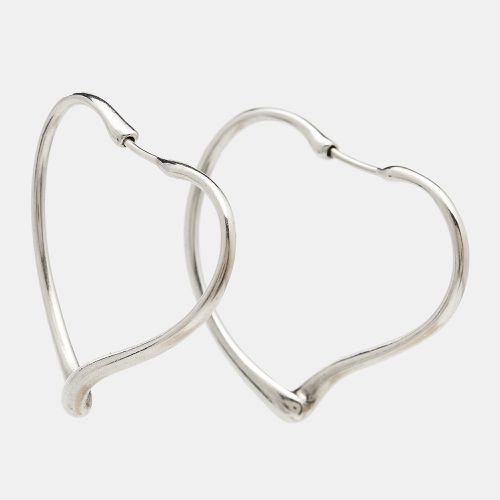 Open Heart Sterling Hoop Earrings - Tiffany & Co. - Modalova