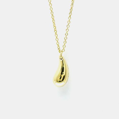 Teardrop 18K Gold No Stone Pendant Necklace - Tiffany & Co. - Modalova