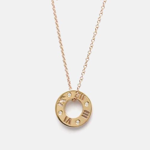 K Rose and Diamond Atlas Pendant Necklace - Tiffany & Co. - Modalova