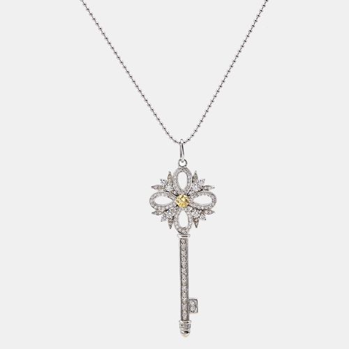 Tiffany Victoria Key Diamond Diamond Platinum Pendant Necklace - Tiffany & Co. - Modalova