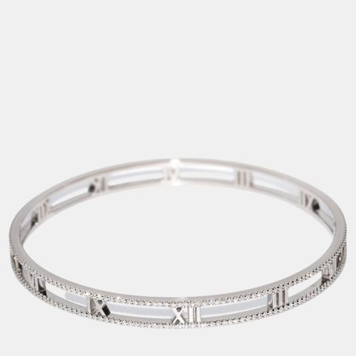 K Gold and Diamond Atlas Open Bangle Bracelet - Tiffany & Co. - Modalova