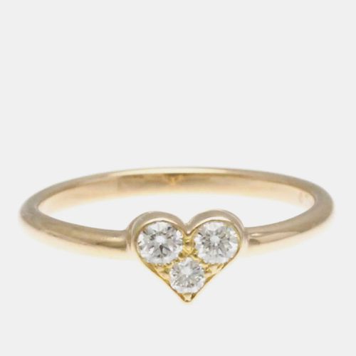 K Gold Sentimental Heart Diamond Band Ring EU 54.5 - Tiffany & Co. - Modalova