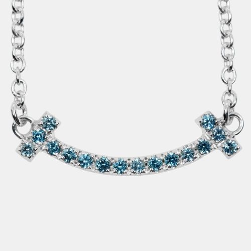 K Topaz Gold T Smile Necklace - Tiffany & Co. - Modalova