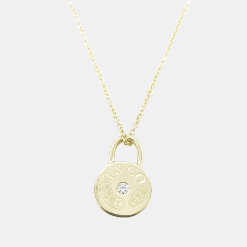 K Gold 1837 Diamond Lock Necklace - Tiffany & Co. - Modalova