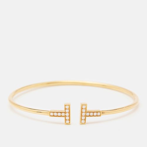 Tiffany T Diamonds 18k Gold Bracelet - Tiffany & Co. - Modalova