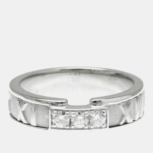 K Gold and Diamond Atlas Band Ring EU 51 - Tiffany & Co. - Modalova