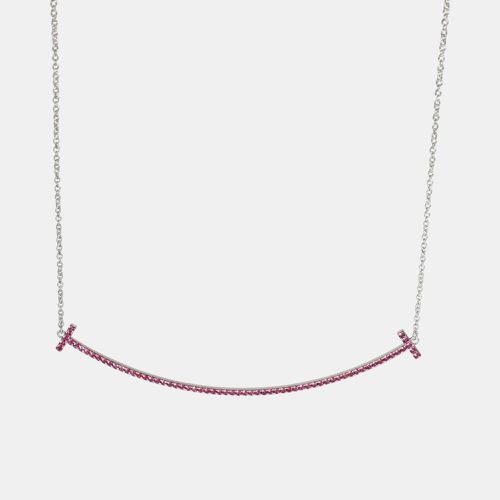 K Gold Tiffany T Ruby Fashion Necklace - Tiffany & Co. - Modalova